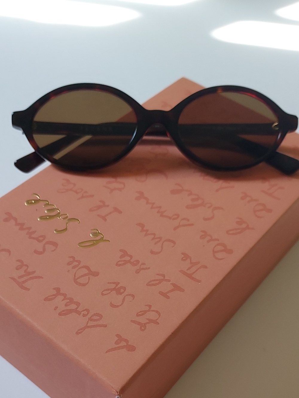 Sezane Alba Sunglasses Tortoiseshell - Size TU
